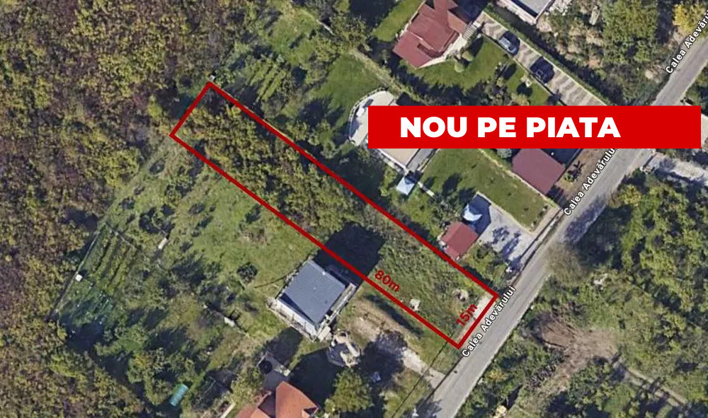 Teren de vanzare in Oradea, semicentral, pe Calea Adevarului