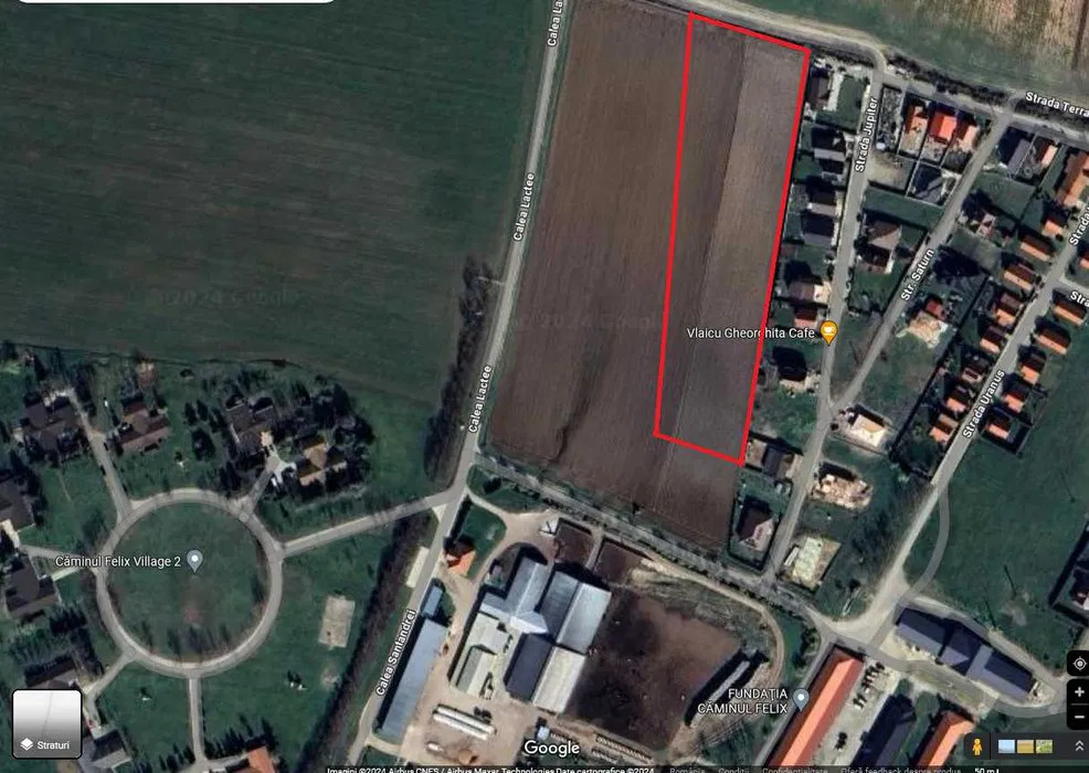 Teren extravilan Oradea 12264 MP langa Calea Santandrei, str Jupiter