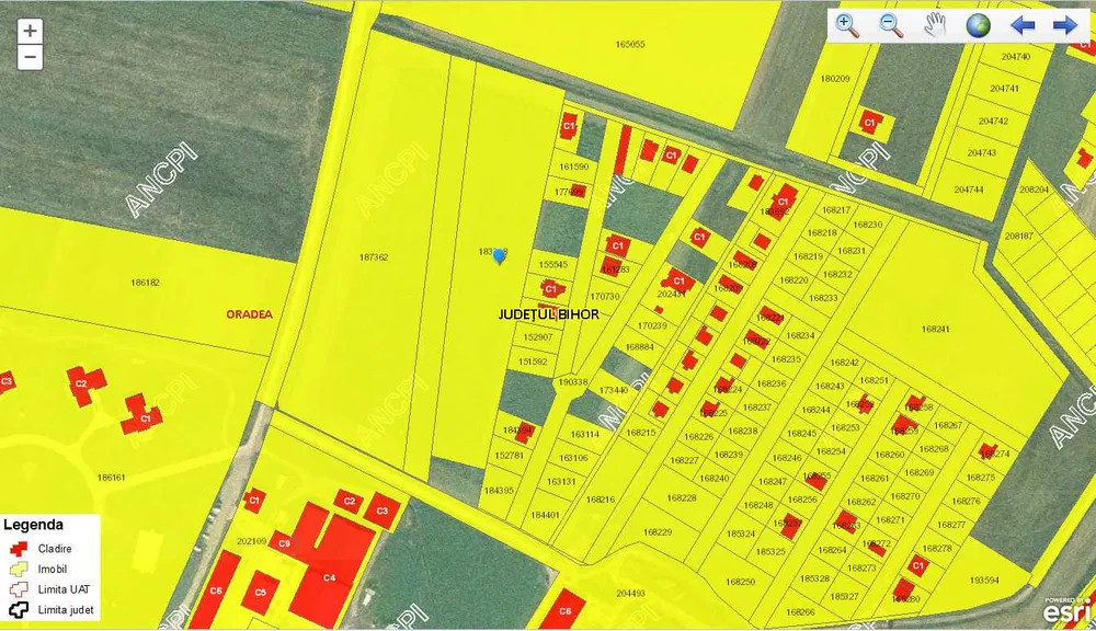 Teren extravilan Oradea 12264 MP langa Calea Santandrei, str Jupiter