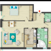 De vanzare apartament 3 camere ared lidl iosia